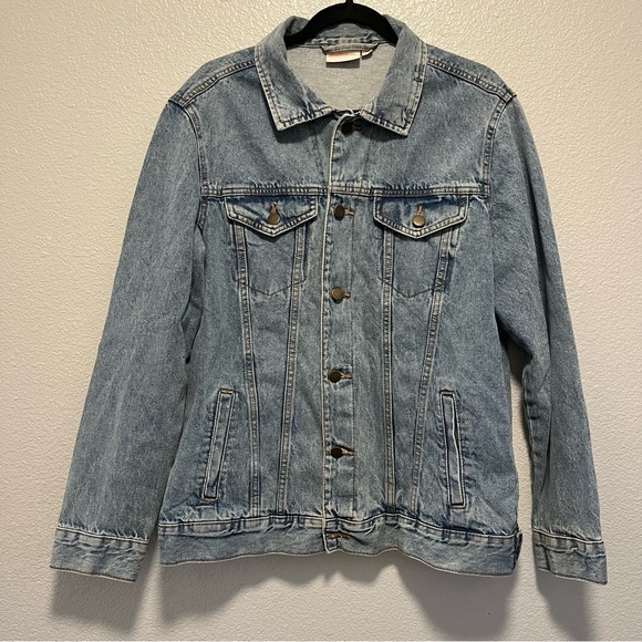 Nickelodeon 90s Kid Denim Jacket Adult Medium Jean Jacket Gift Y2K Classic - Picture 2 of 7